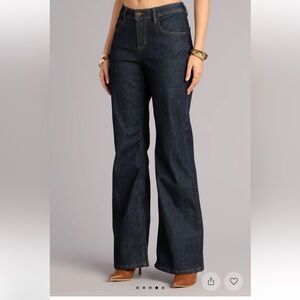 NWT Windsor Dark Indigo Flare Jeans size Small